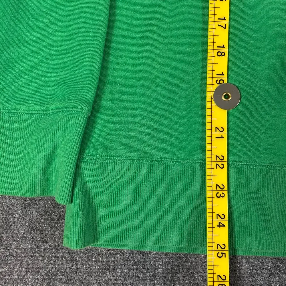 Justice Smiley Face‎ Hoodie Kids Size 18 Green